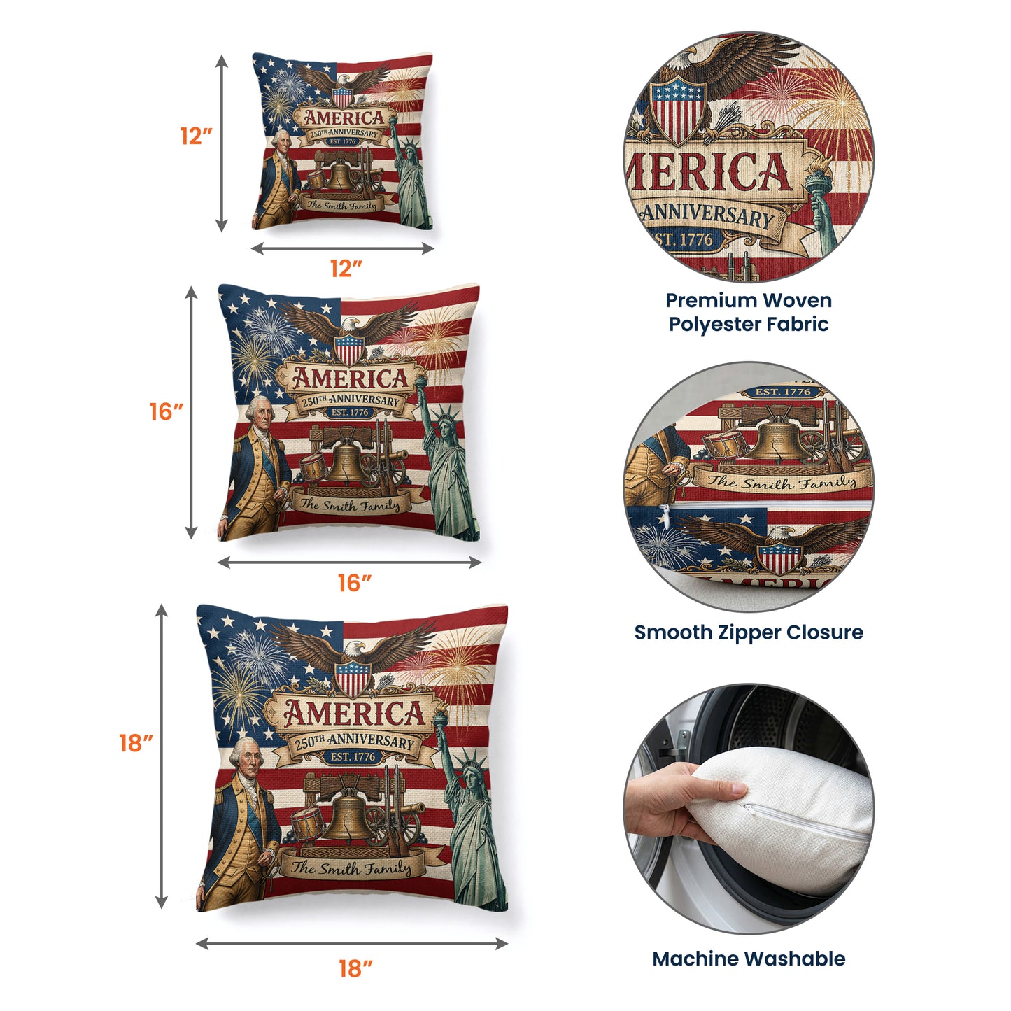 250Th-Anniversary-Of-America-Personalized-Pillow-Cover-5