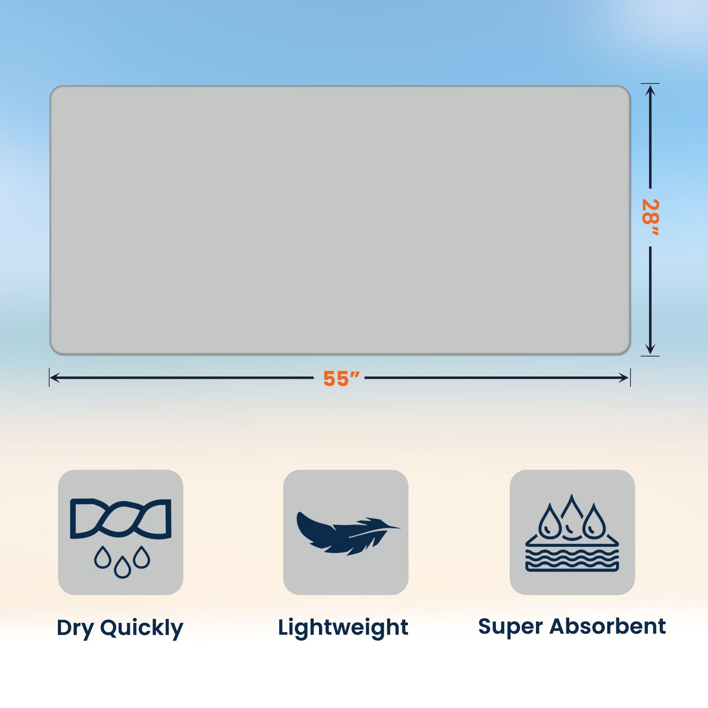 A Book And A Beach Are All I Need - Personalized Quick-Dry Beach Towel