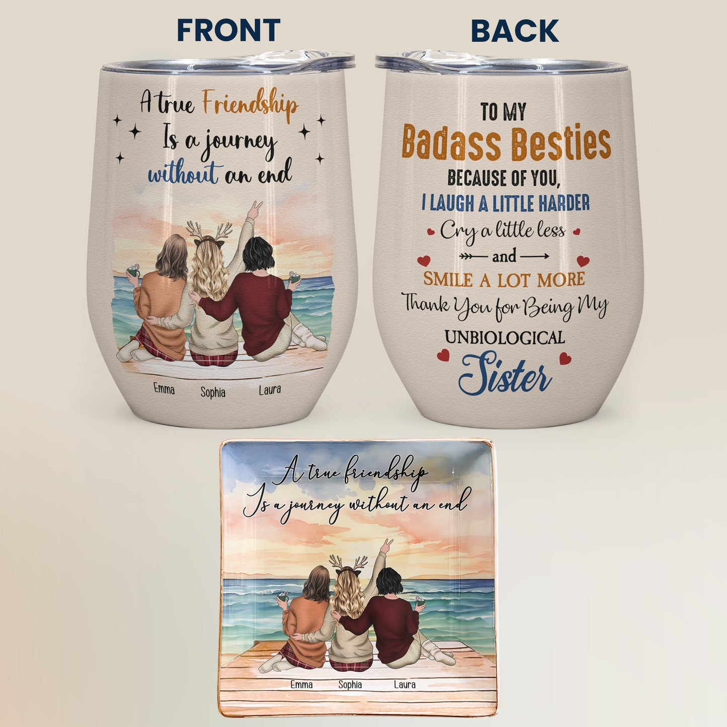 A True Friendship Is A Journey Without An End - Gift Box Set