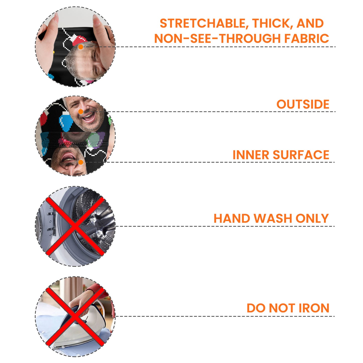 All I Want For Christmas Silly Xmas Leds Custom Face - Personalized Photo Leggings