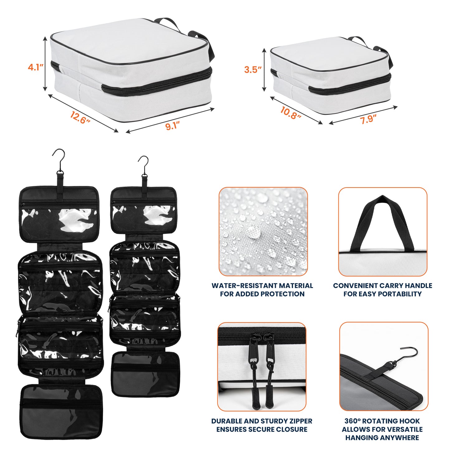 All My Cruise Crap - Personalized Hanging Toiletry Bag