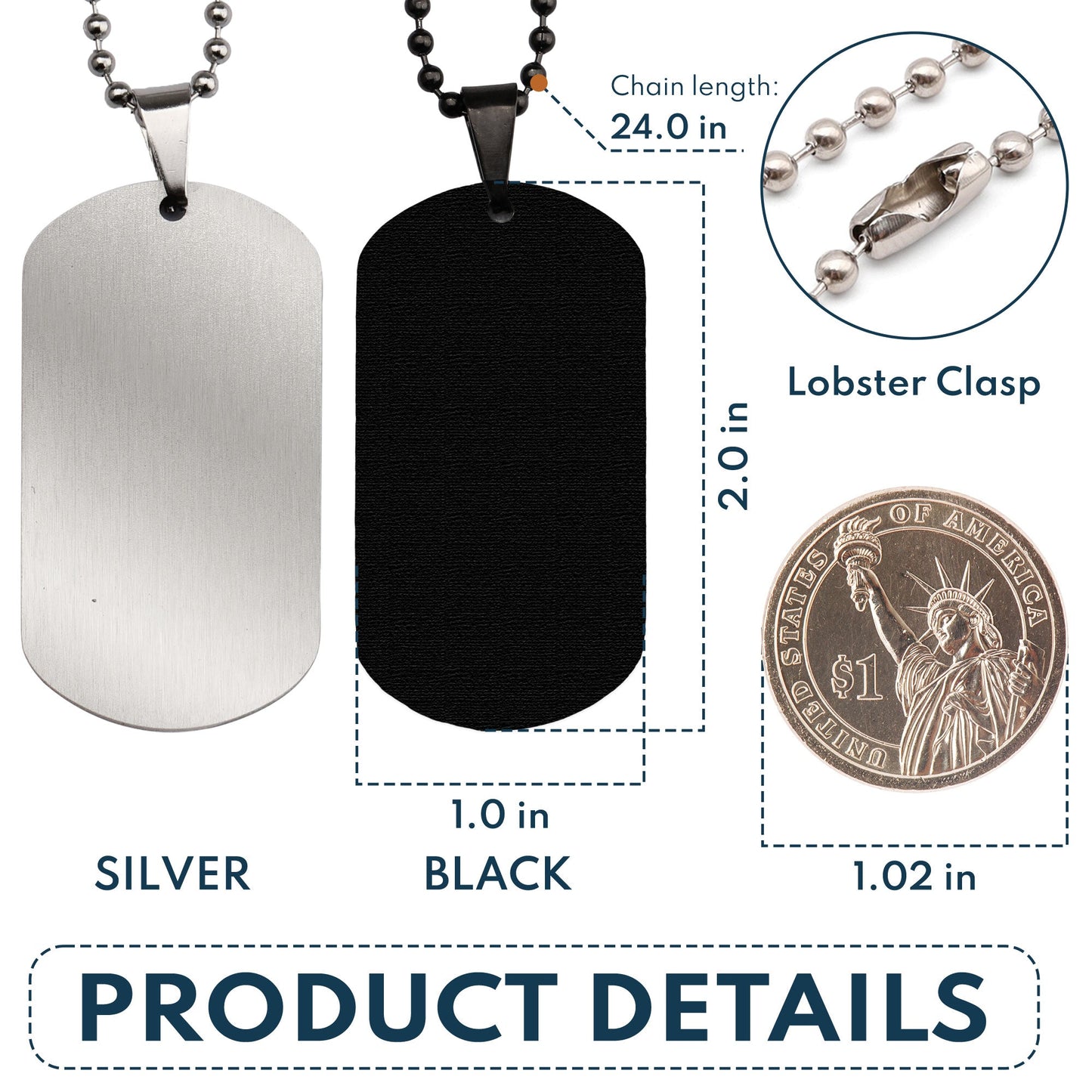 Always Come Home To Me - Personalized Dog Tag Necklace