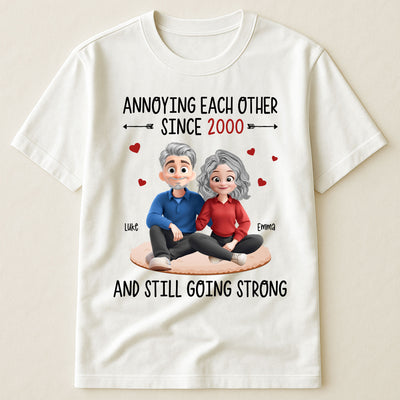 Annoying Each Other Since Funny Couple New Version - Personalized Shirt