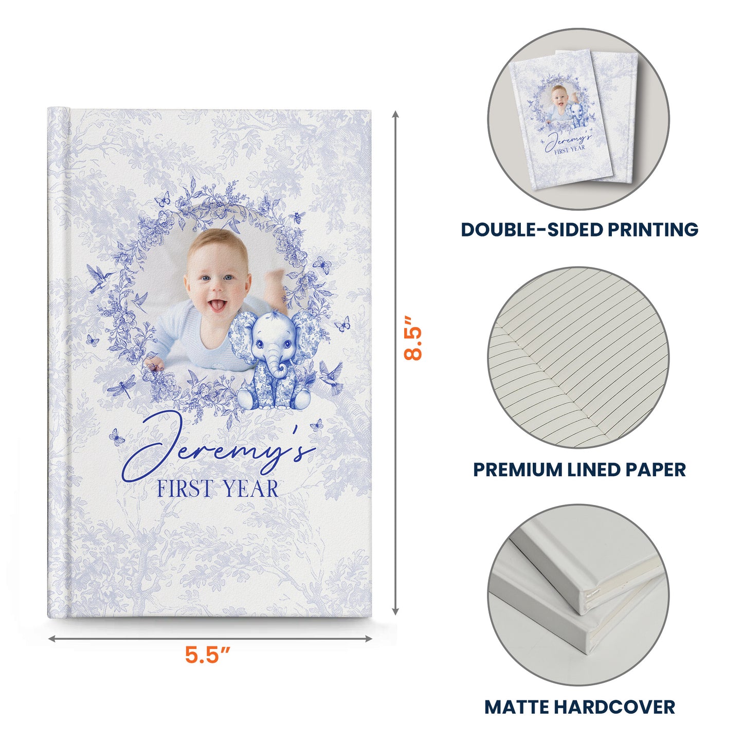 Baby's-First-Year-Memory-Book-For-New-Parents-Newborn-Record-Book-Baby-Shower-Gift-Personalized-Journal-6