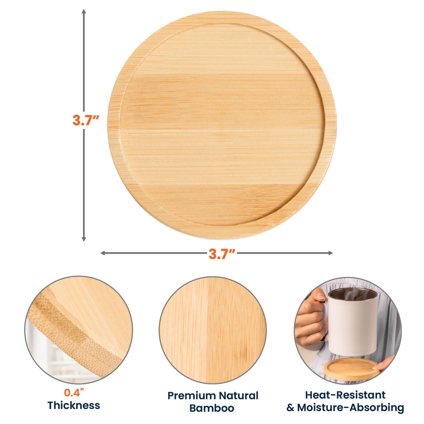 Best Dog Mom Ever - Personalized Wooden Coaster