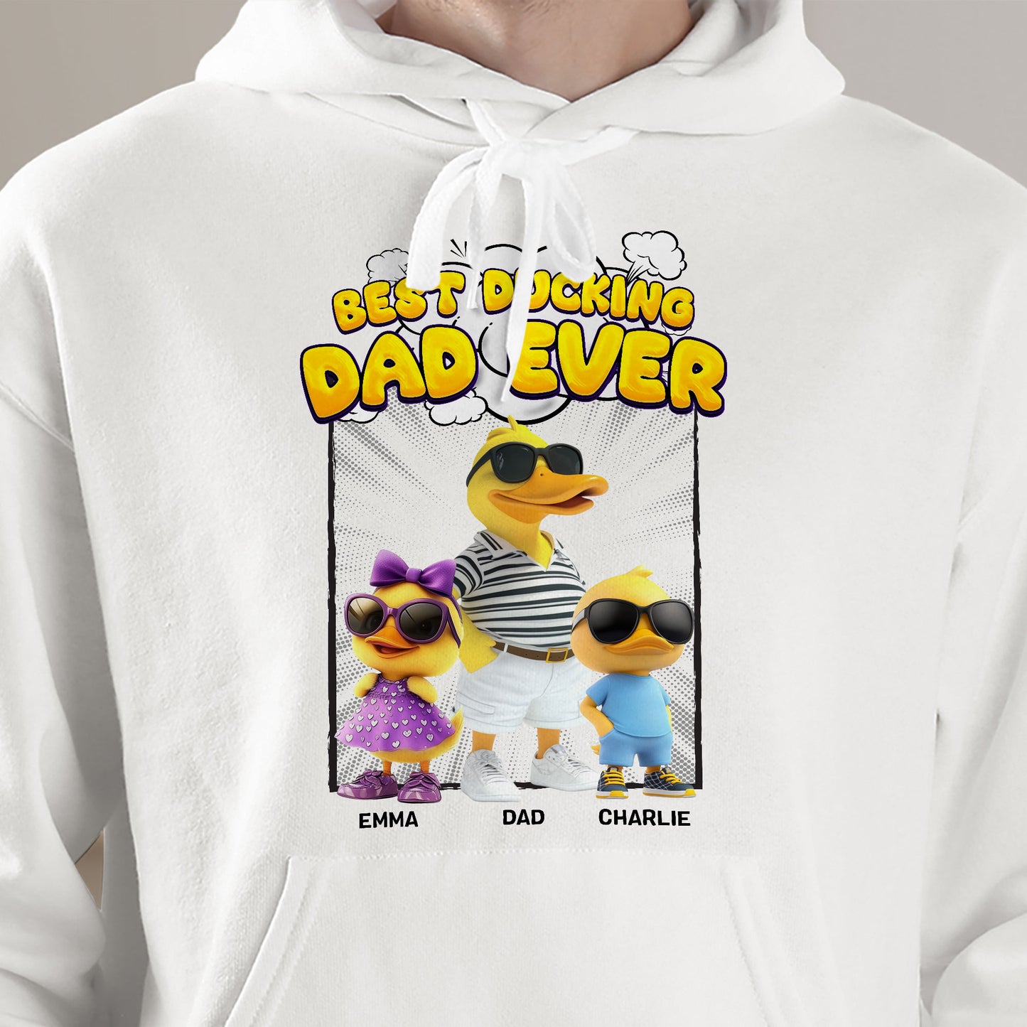 Best Ducking Dad Ever - Personalized Shirt