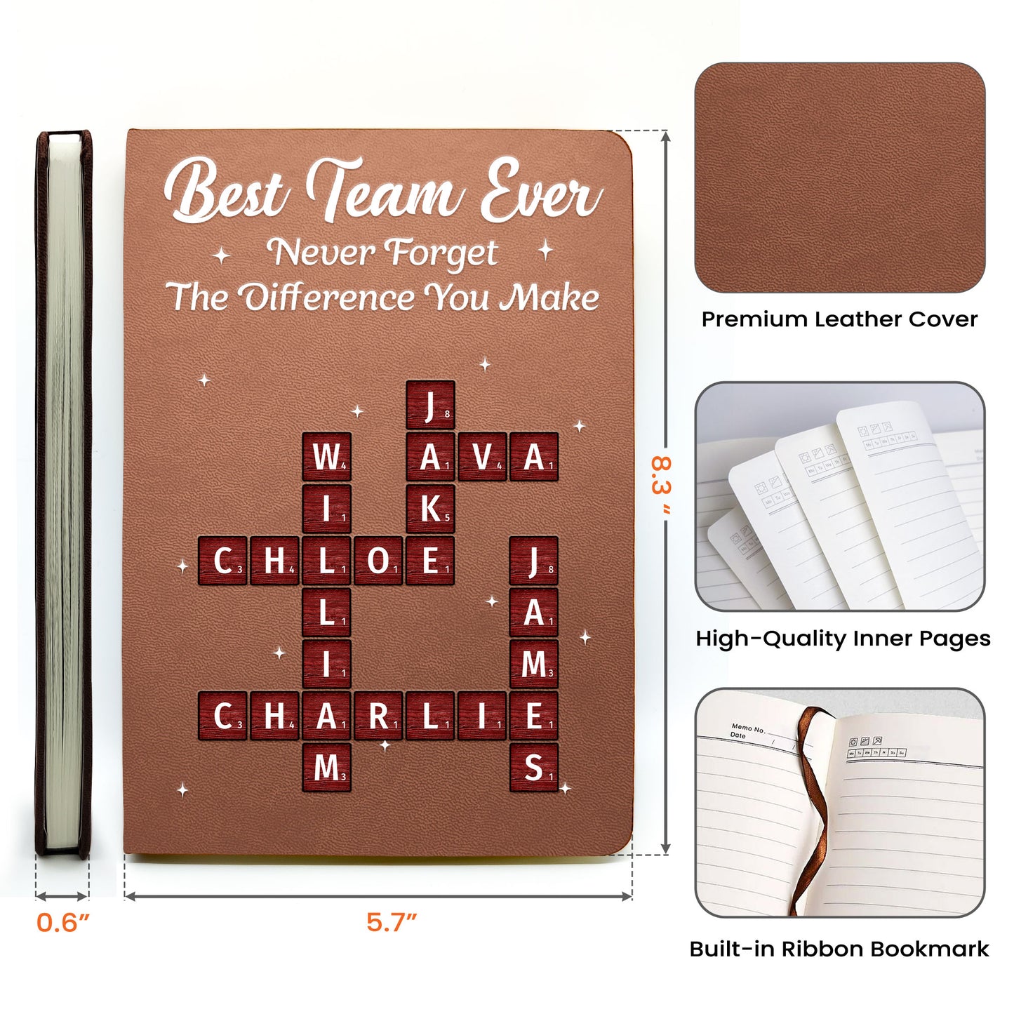 Best-Team-Ever-Custom-Crossword-Puzzle-Exchange-Gifts,-Bulk-Office-Gifts-For-Coworkers-Personalized-Journal-6