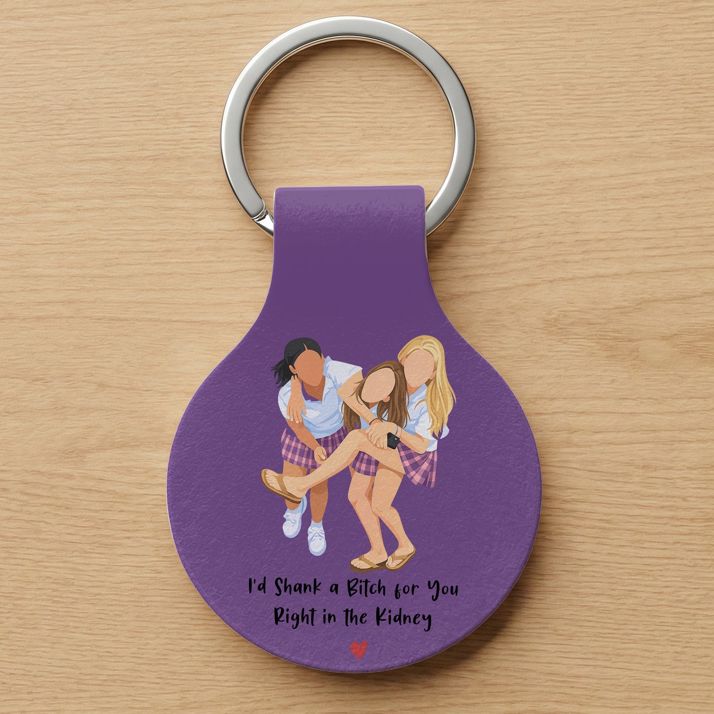 Besties-Forever-Turn-Your-Photo-Into-Faceless-Art-Style-Personalized-Keychain-(5) - Copy