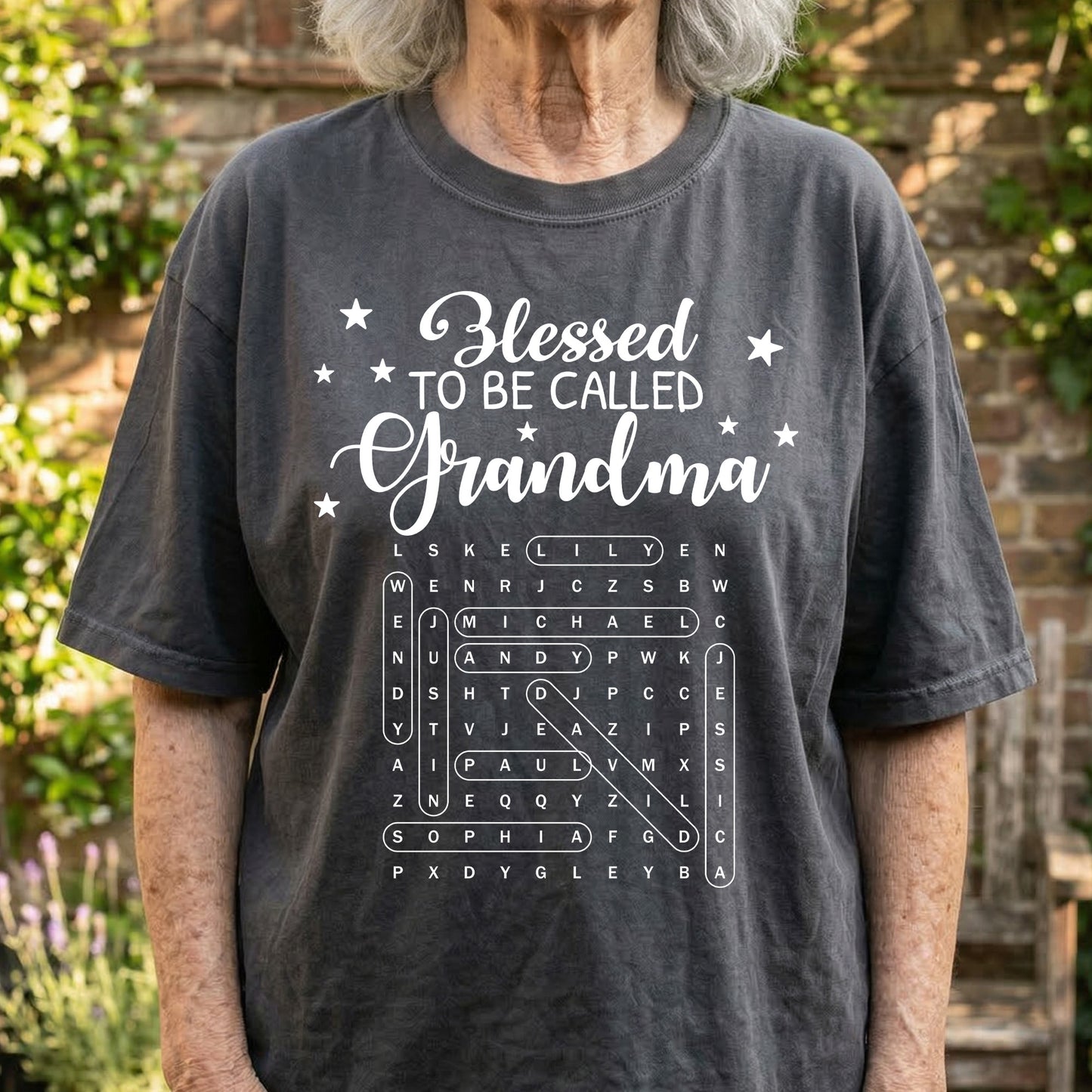 Blessed-To-Be-Called-Grandma-Word-Search-Puzzle-Personalized-Shirt4