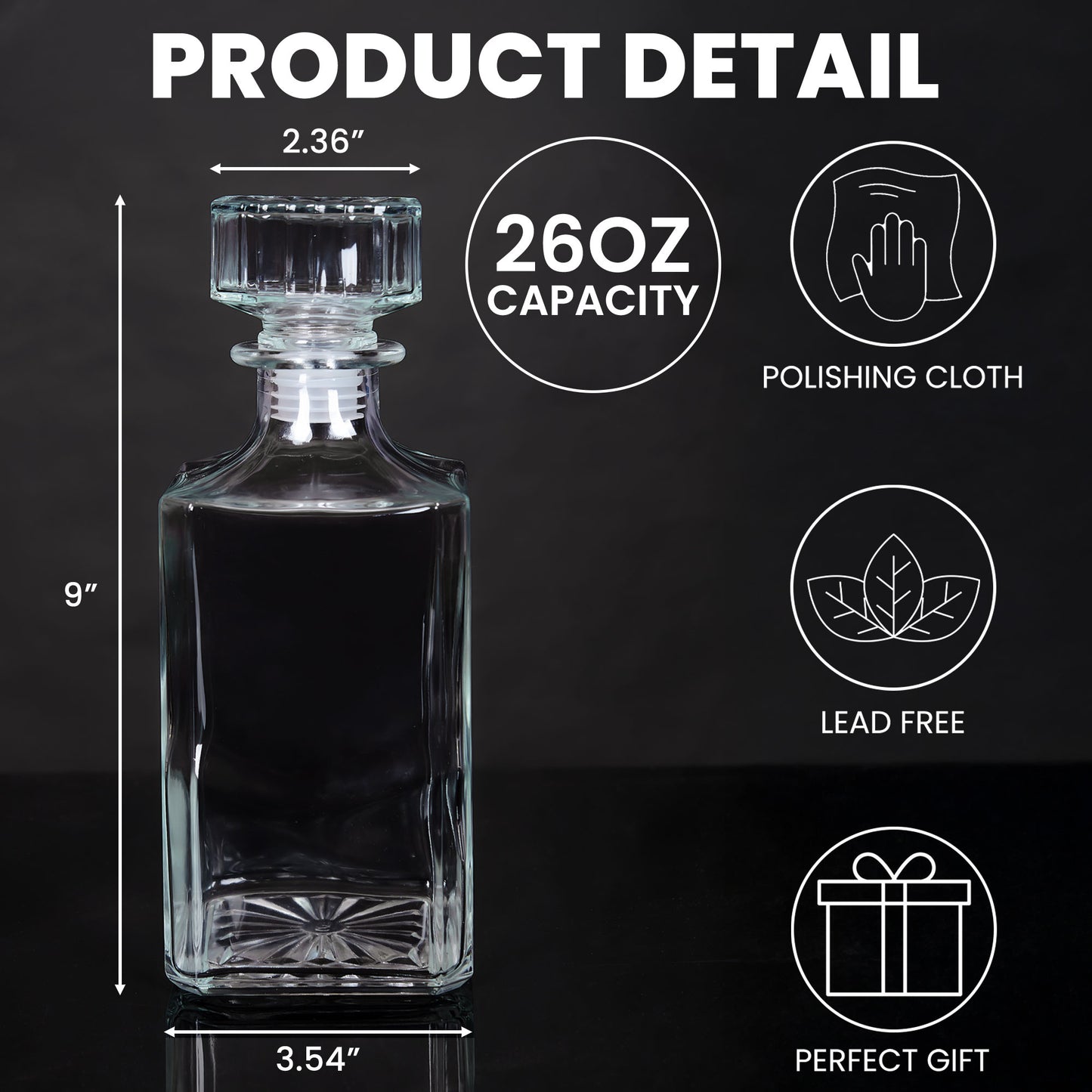 Friends & Alcohol The Glue Holding This Shit Show Together - Custom Decanter