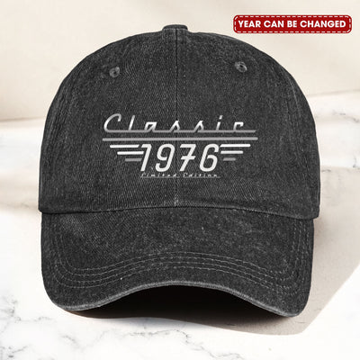 Classic Limited Edition - Father's Day, Birthday Gifts, Vintage For Him, Dad, Husband, Grandpa - Personalized Cap