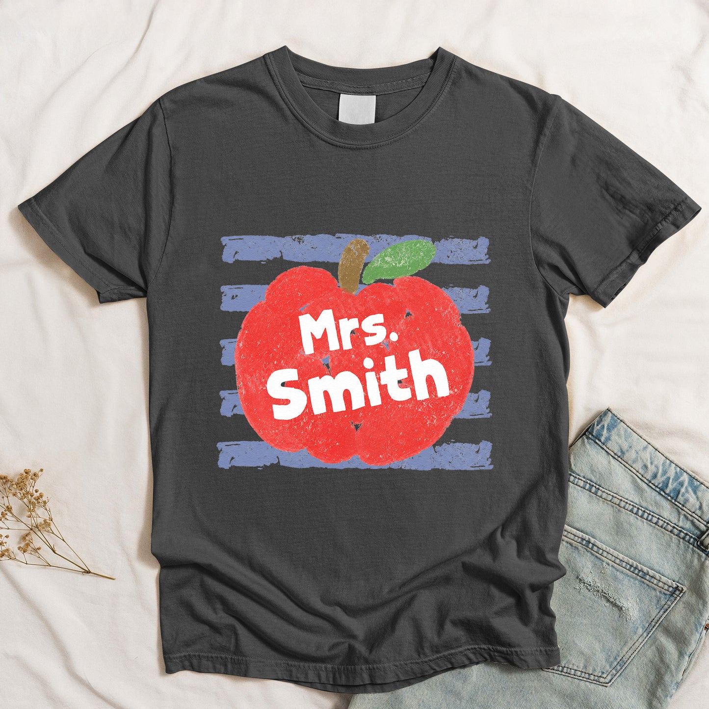 Coastal-Apple-Stripes-Gift-For-Teacher-Personalized-Shirt-4