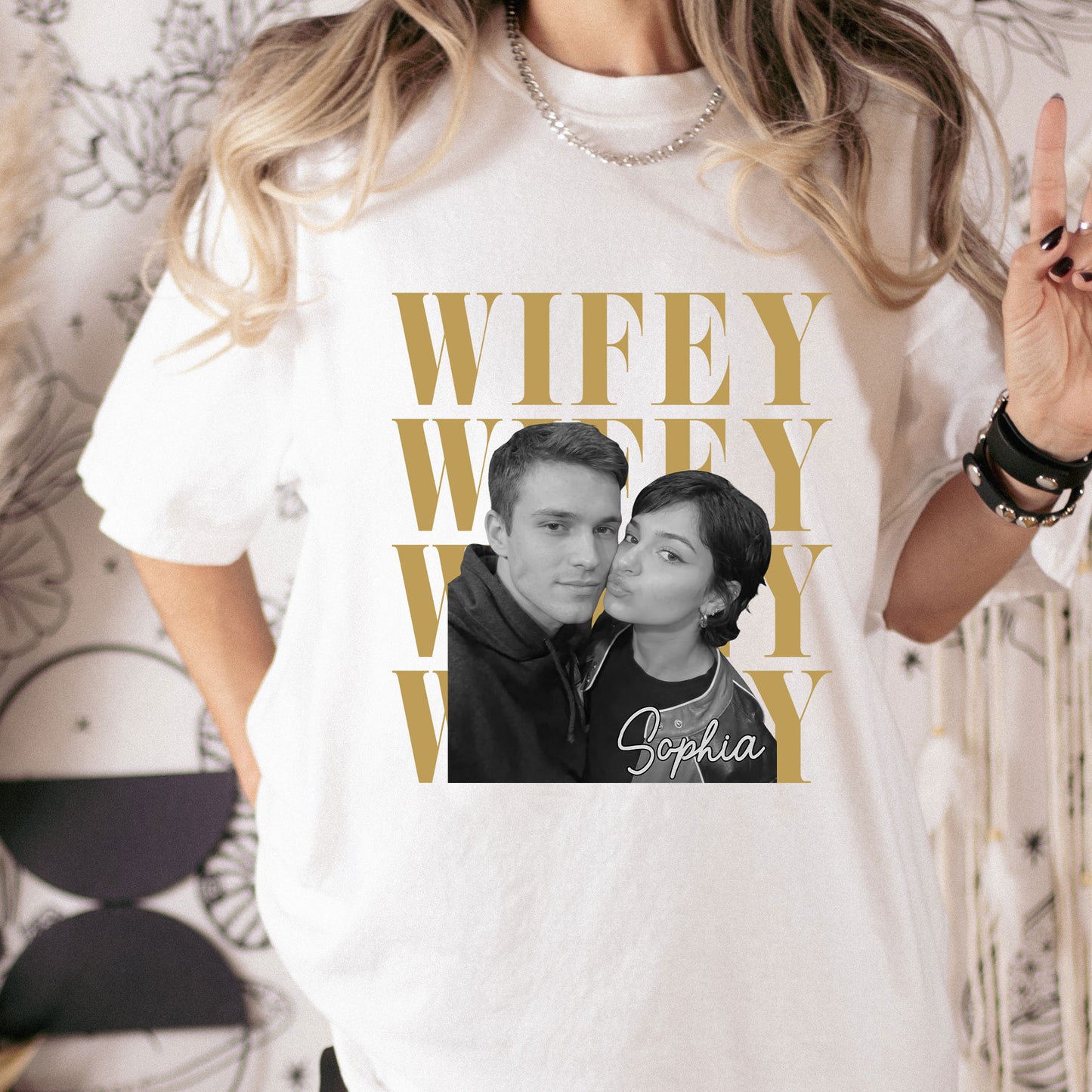 Couple-Hubby-Wifey-Custom-Photo-Personalized-Shirt-4