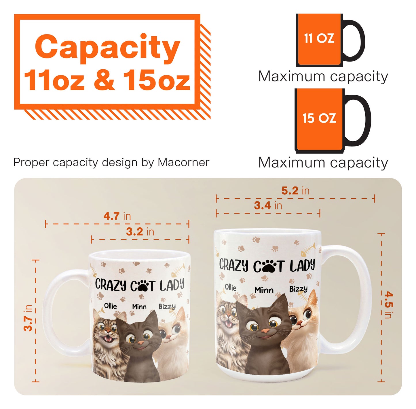 Crazy Cat Lady - Personalized Mug