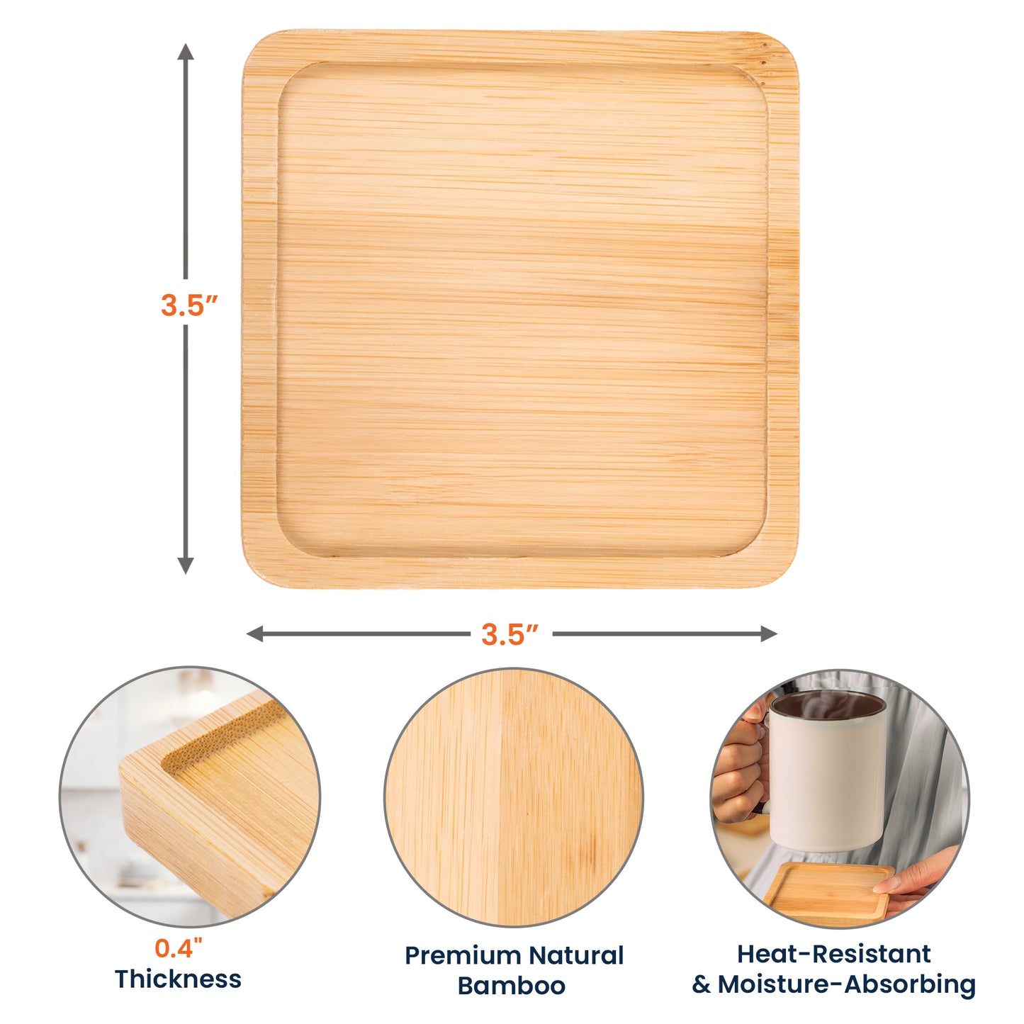 Custom Birth Flower - Personalized Wooden Coaster