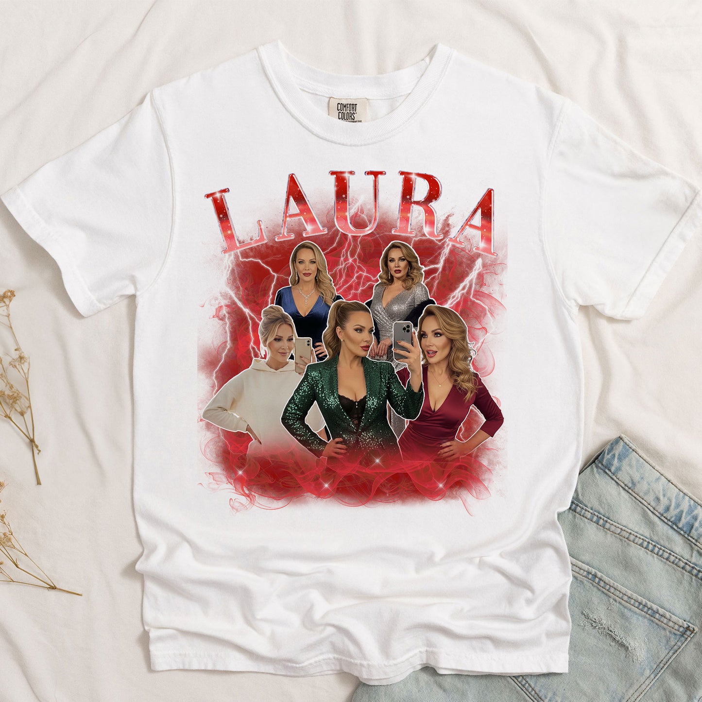 Custom Funny Girlfriend - Gift For Boyfriend, Husband - Personalized Photo Comfort Tee