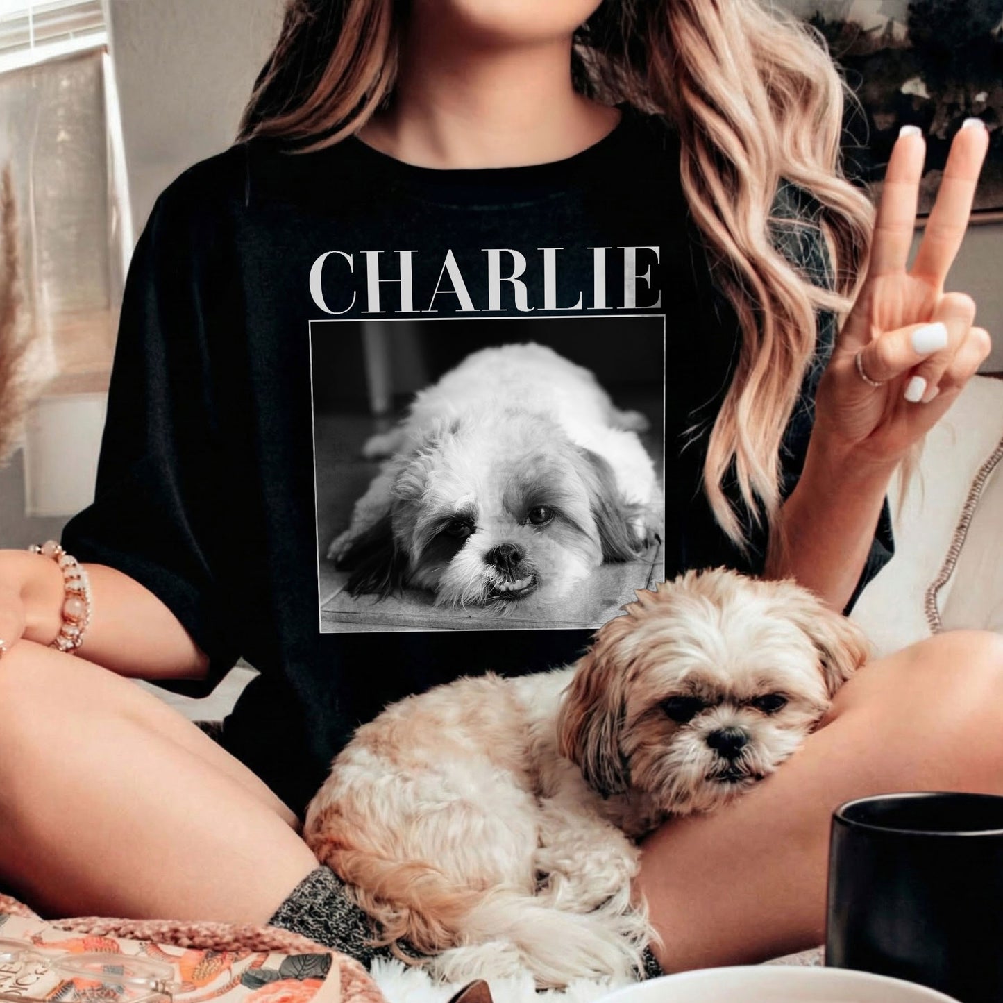 Custom Pet Photo - Personalized Photo Comfort Tee