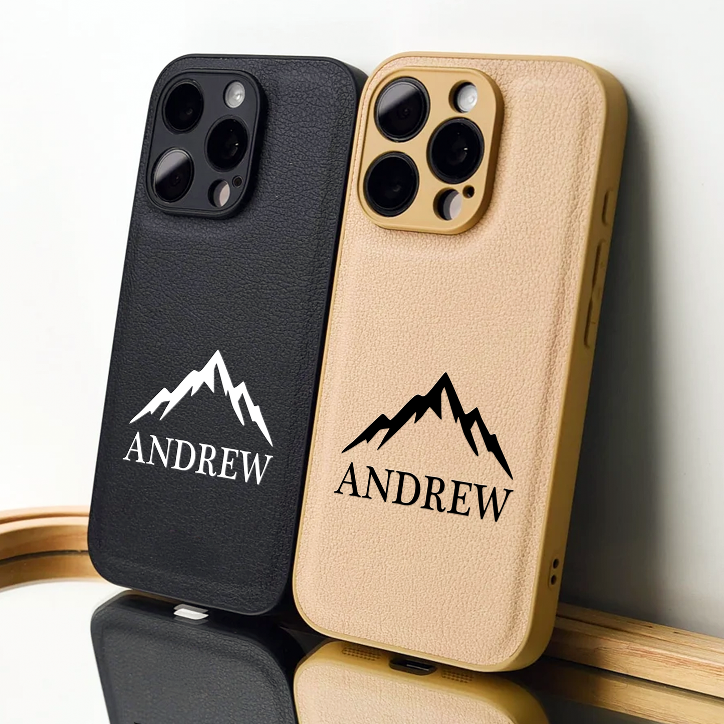 Custom-Initial-Names-For-Him,-Son,-Husband,-Boyfriend,-Coworkers-Personalized-Leather-Phonecase-6