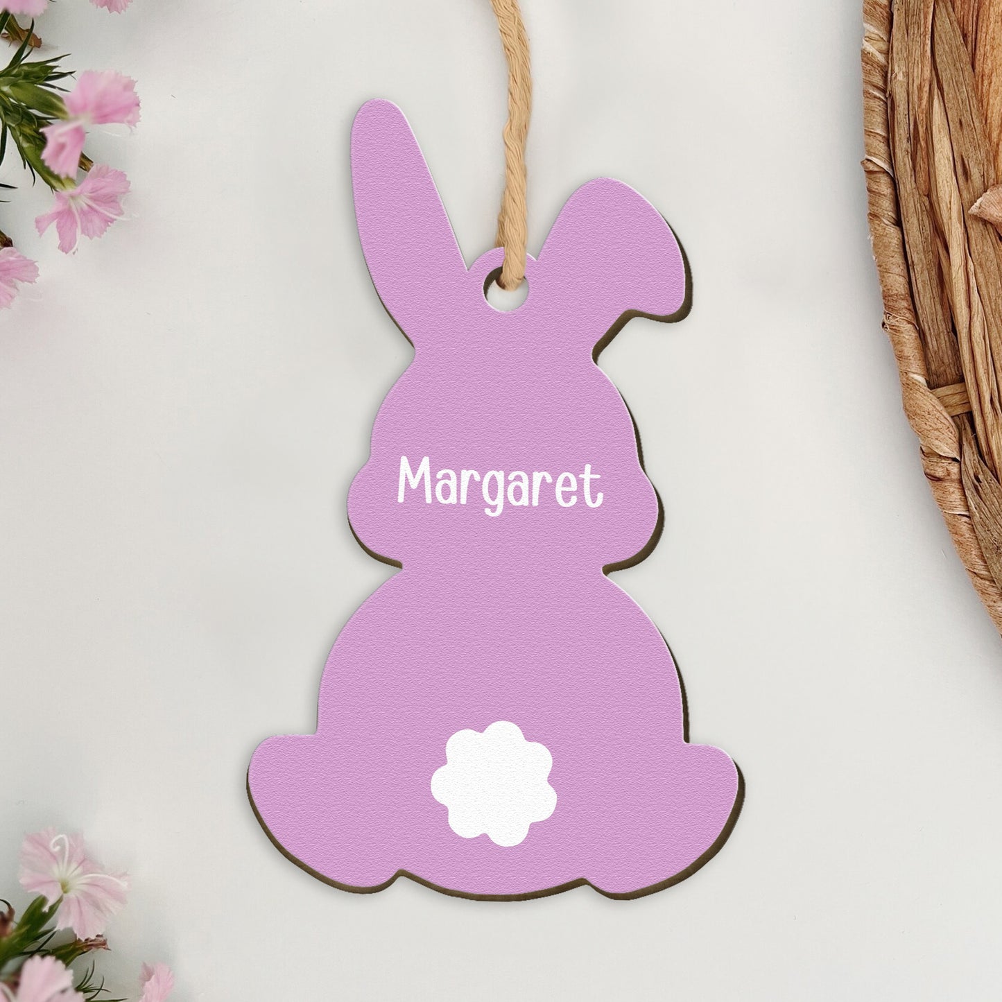 Cute Rabbit Easter Custom Name Gift For Kid Baby - Personalized Easter Basket Tags