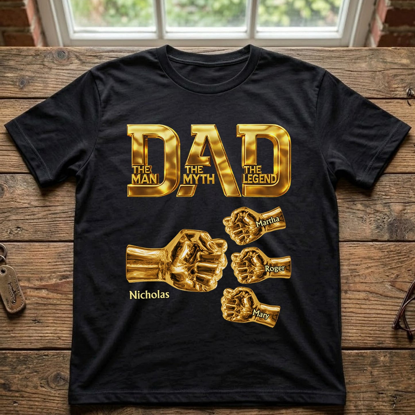 Dad_The_Man_The_Myth_The_Legend_Gold_Fist_Bumps_With_Kids_Names_Personalized_Shirt_5