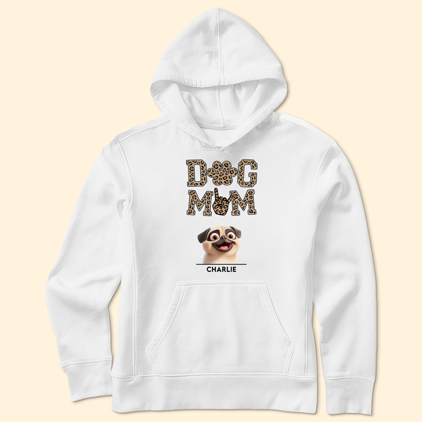 Dog Mom Leopard Version - Personalized Shirt