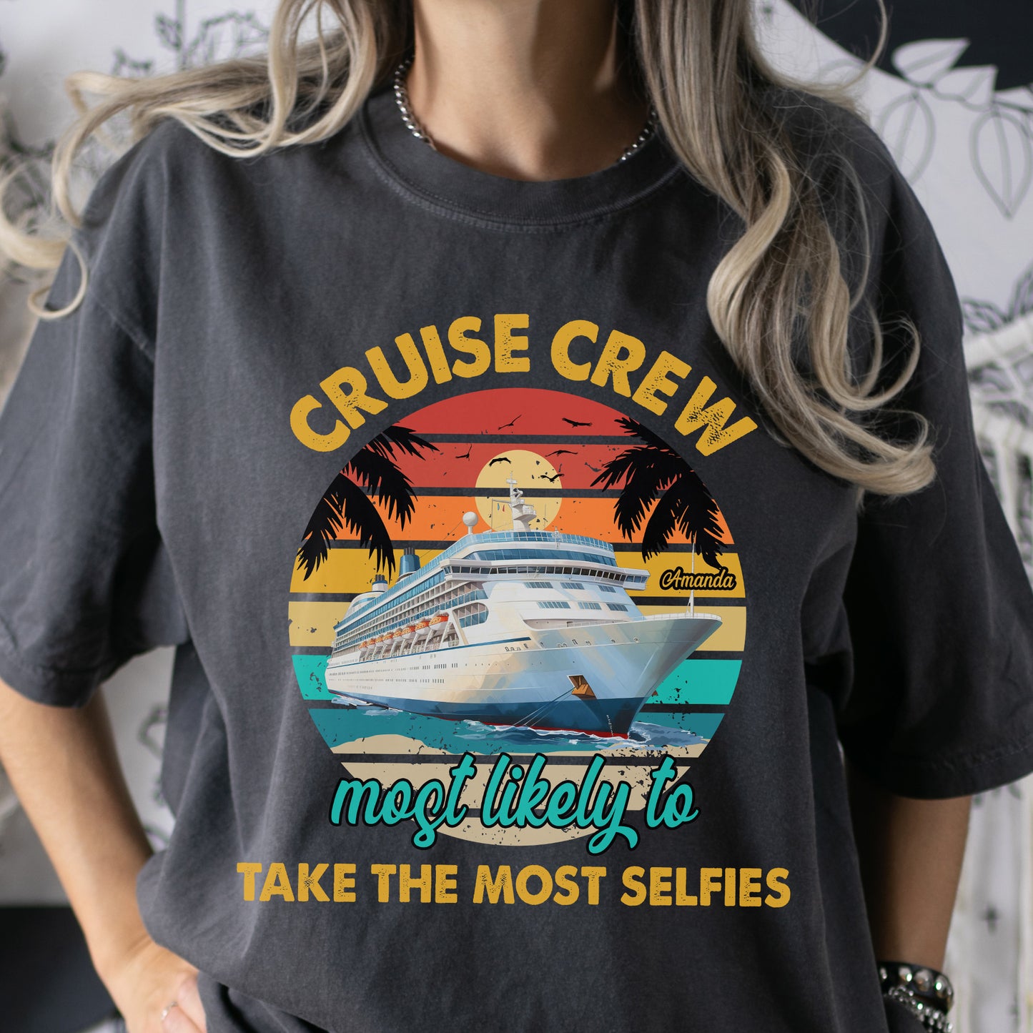 Family Cruise Crew Matching Shirts - Personalized Comfort Tee
