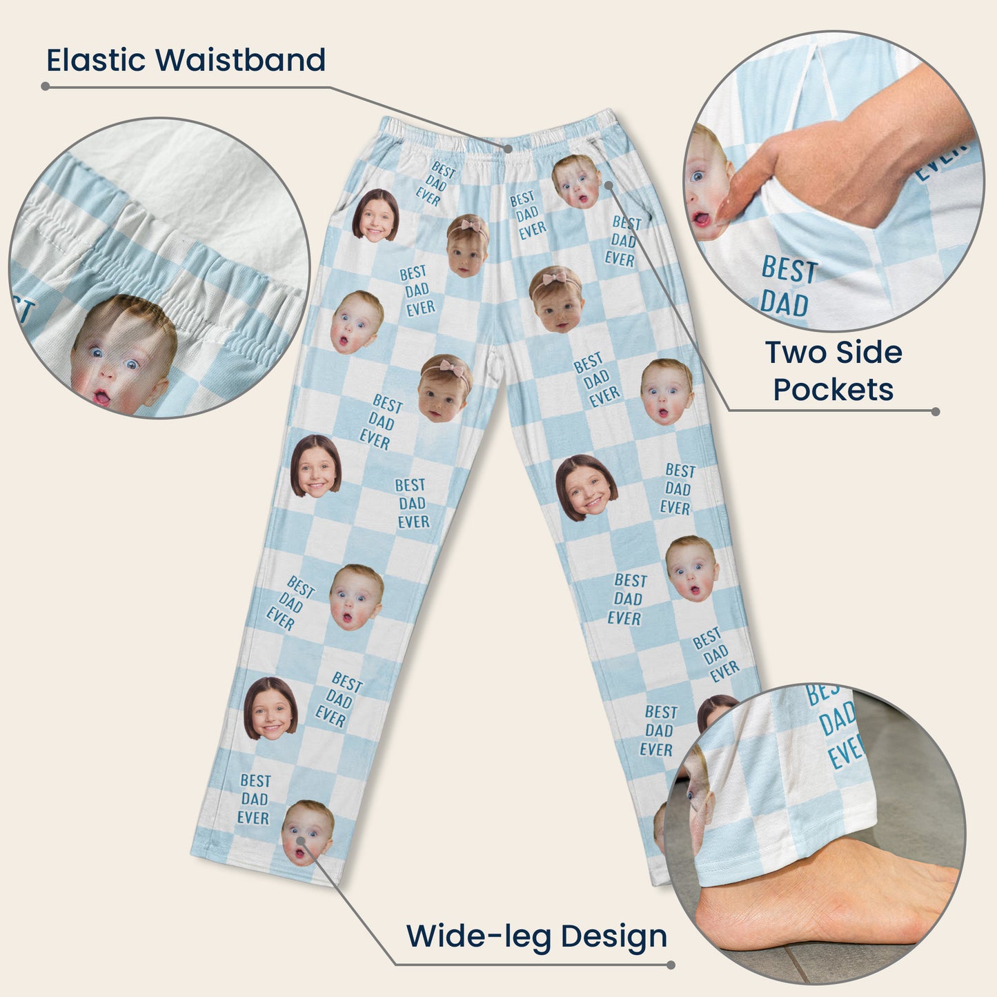Father'S-Day-Gift,-Best-Dad-Ever,-Custom-Baby-Photo-Retro-Personalized-Lounge-Pants-4