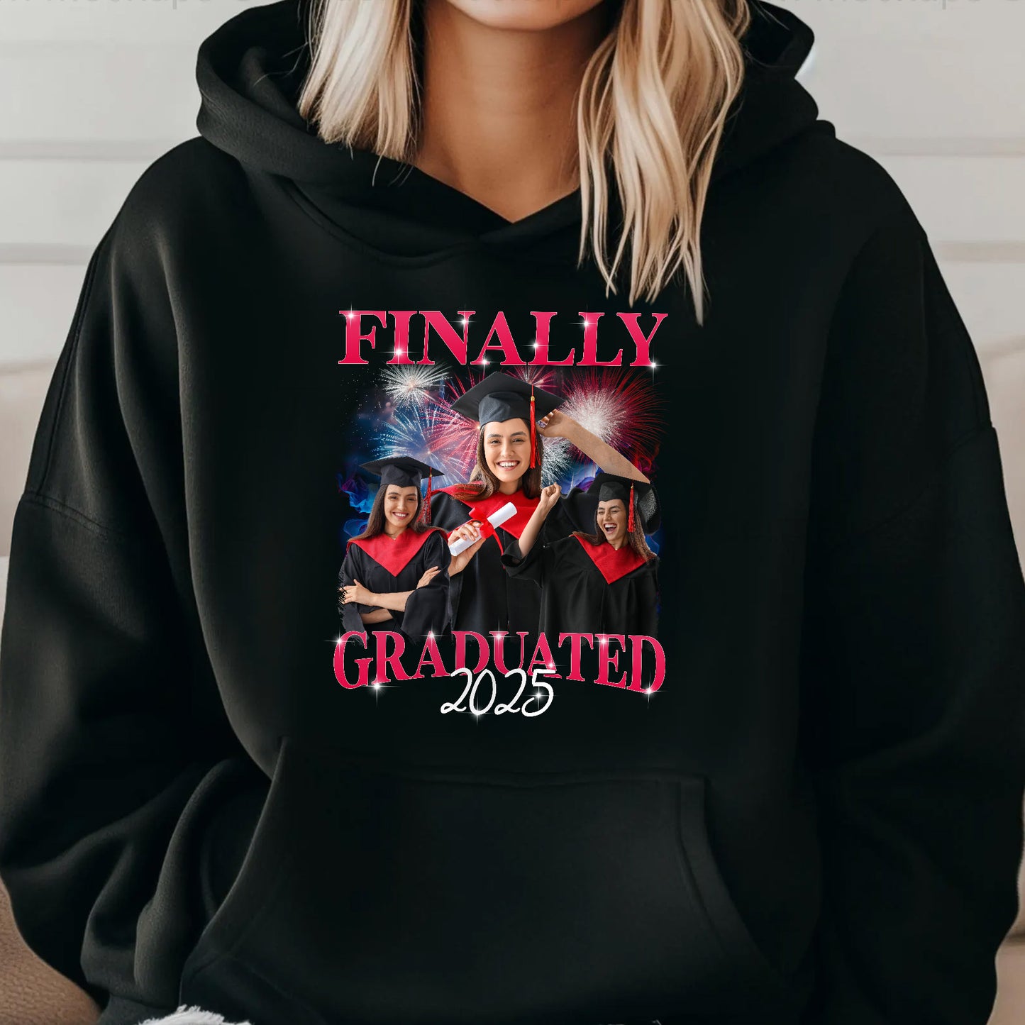 Finally I Graduated - Personalized Photo Shirt