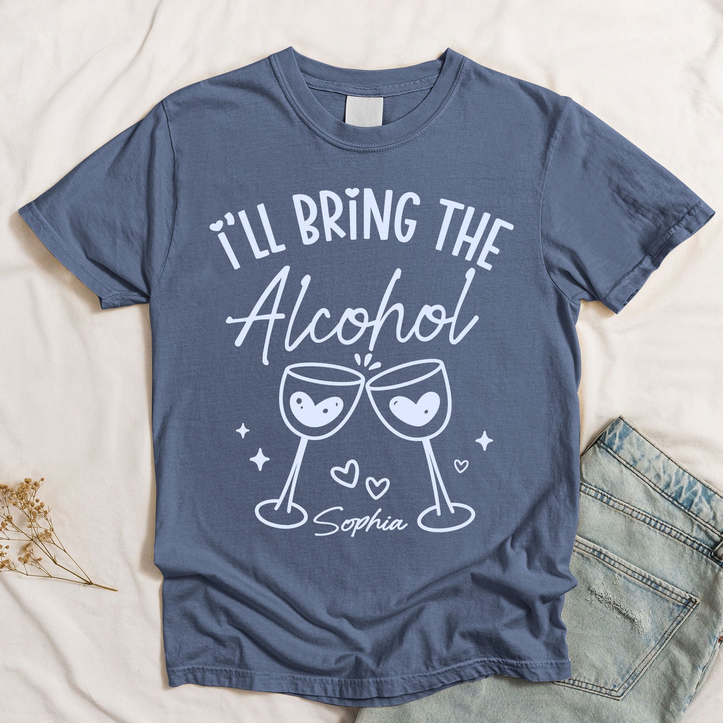 Friendship-I'll-Bring-The-Funny-Group-Tee-Personalized--Comfort-Tee 8