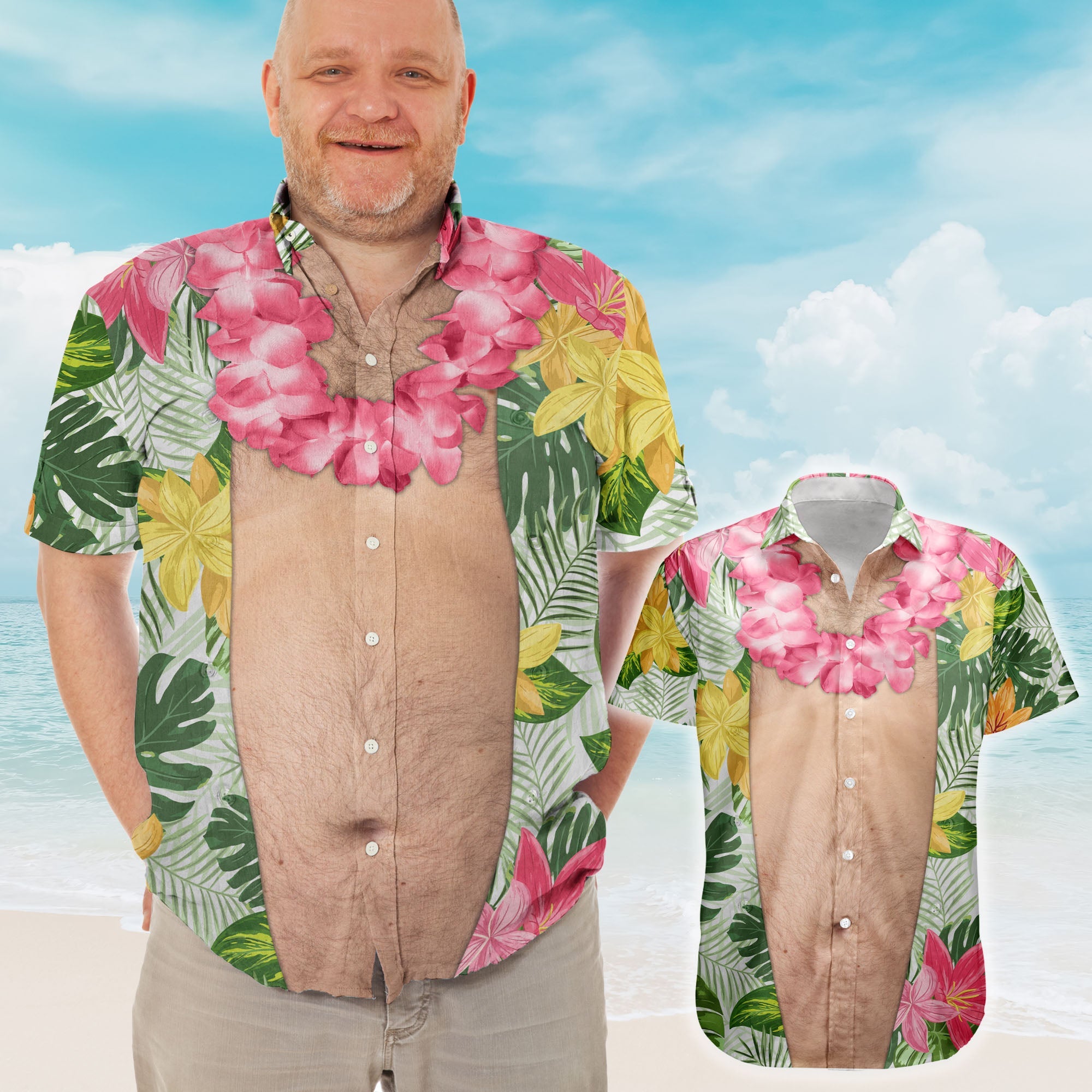 funny dress shirts Awdenio Shirts for Men Novelty Dress Shirts Button Down Funny Hawaiian Shirt Summer Holiday Beach Tops, Men's, Size: Medium, Yellow