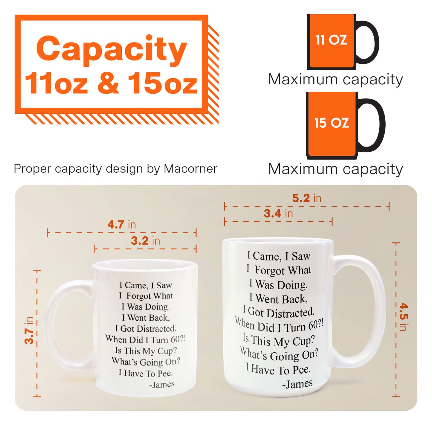 Funny Mug - Old Age Birthday Gifts For Mother, Father, Grandma, Grandpa - Personalized Mug Gift For Dad - Gift For Dad - Gift For Grandpa