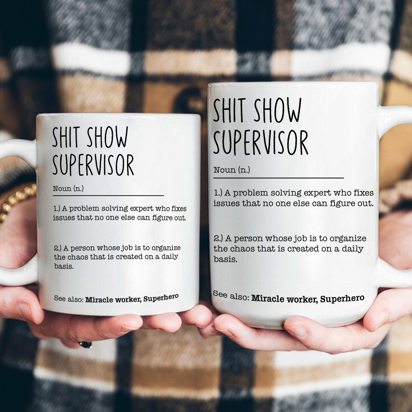 Funny Mug - Sh*t Show Supervisor - Fun Gifts For Coworker, Boss - Mug
