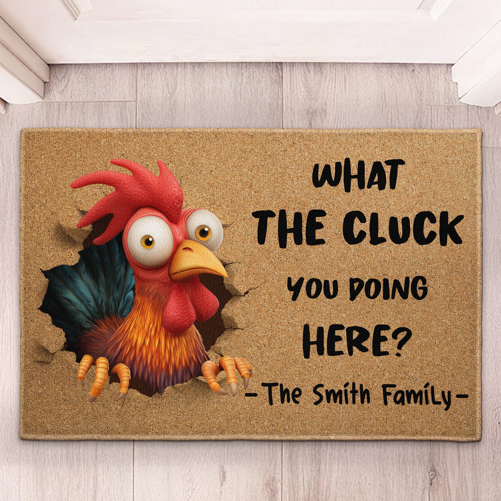 Quirky Cluck Doormat NCU0PT9520