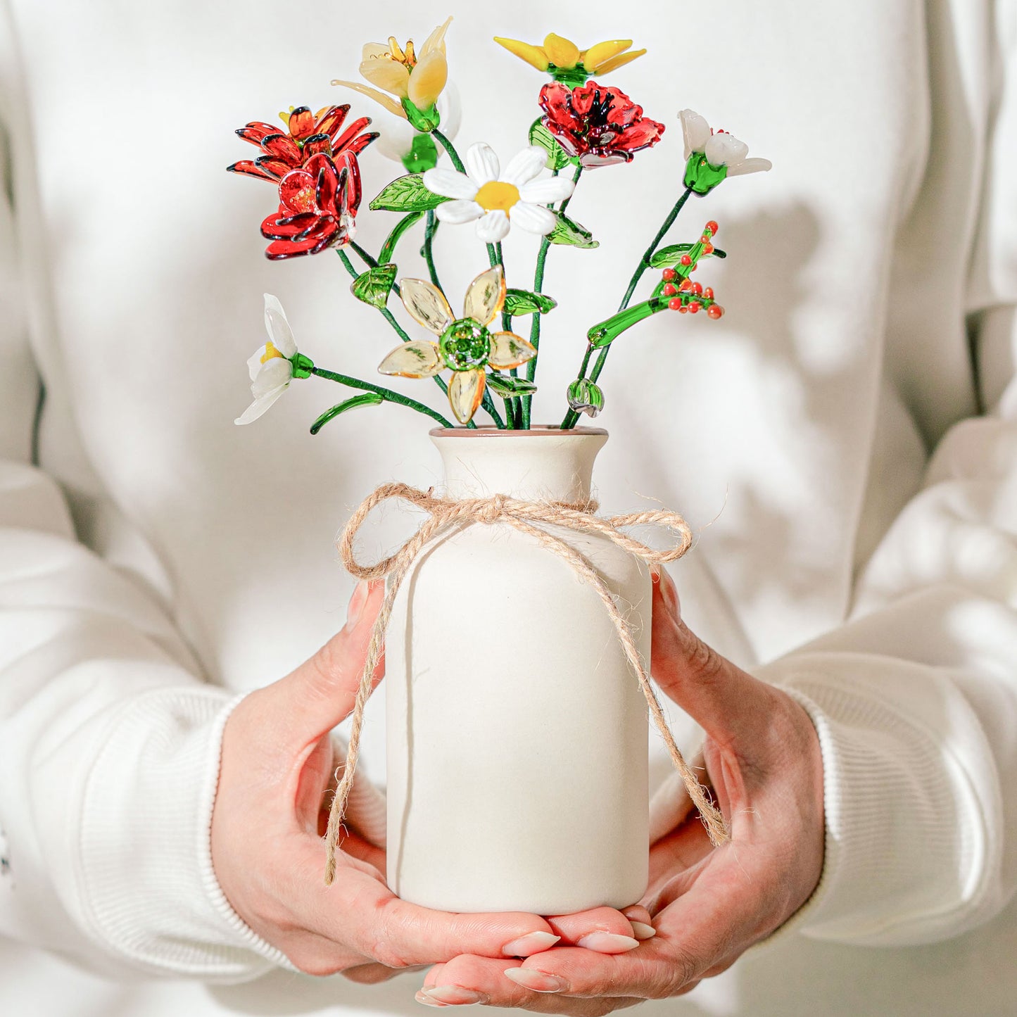 Personalized Glass Birth Month Flowers