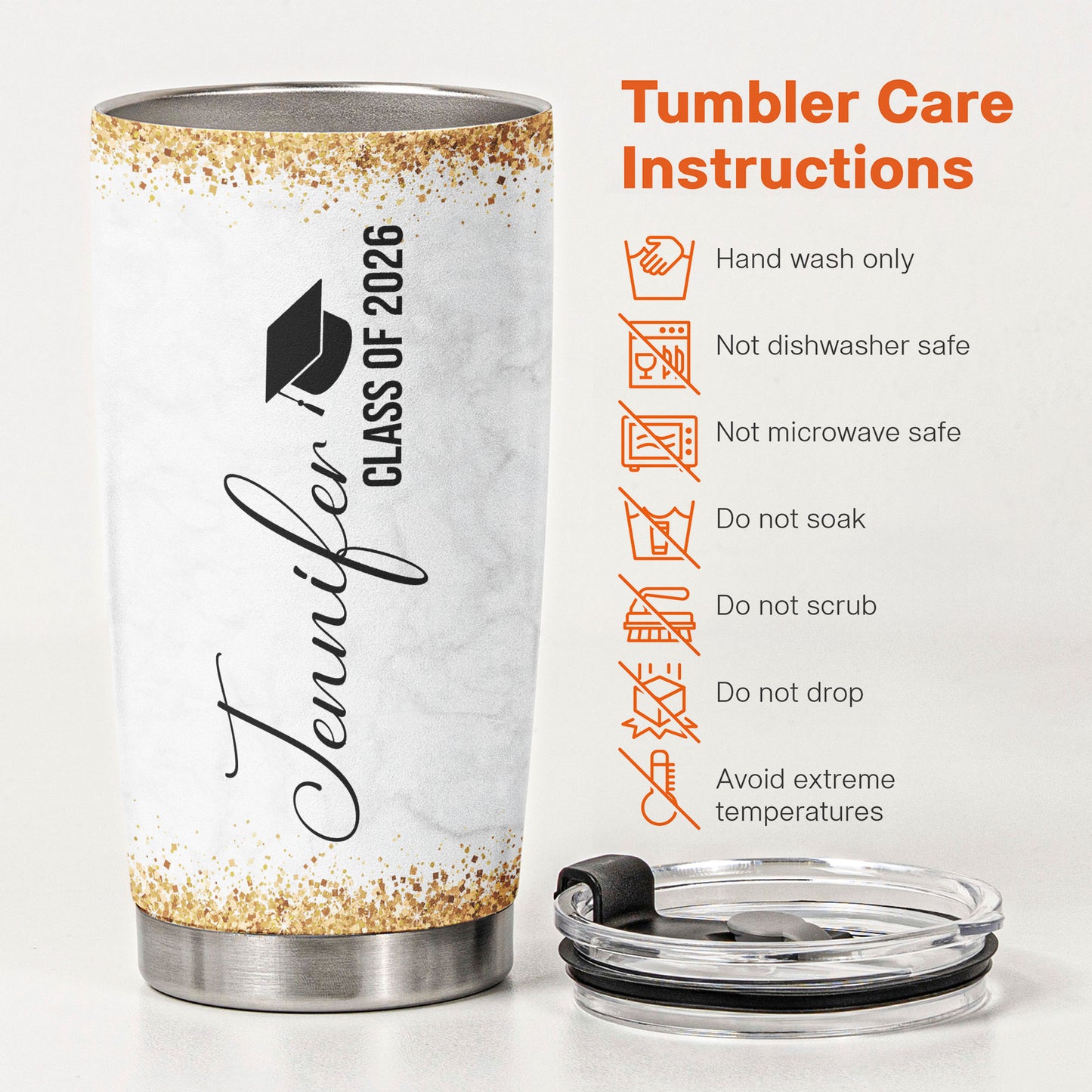 Graduate Even A Global Pandemic - Personalized Tumbler