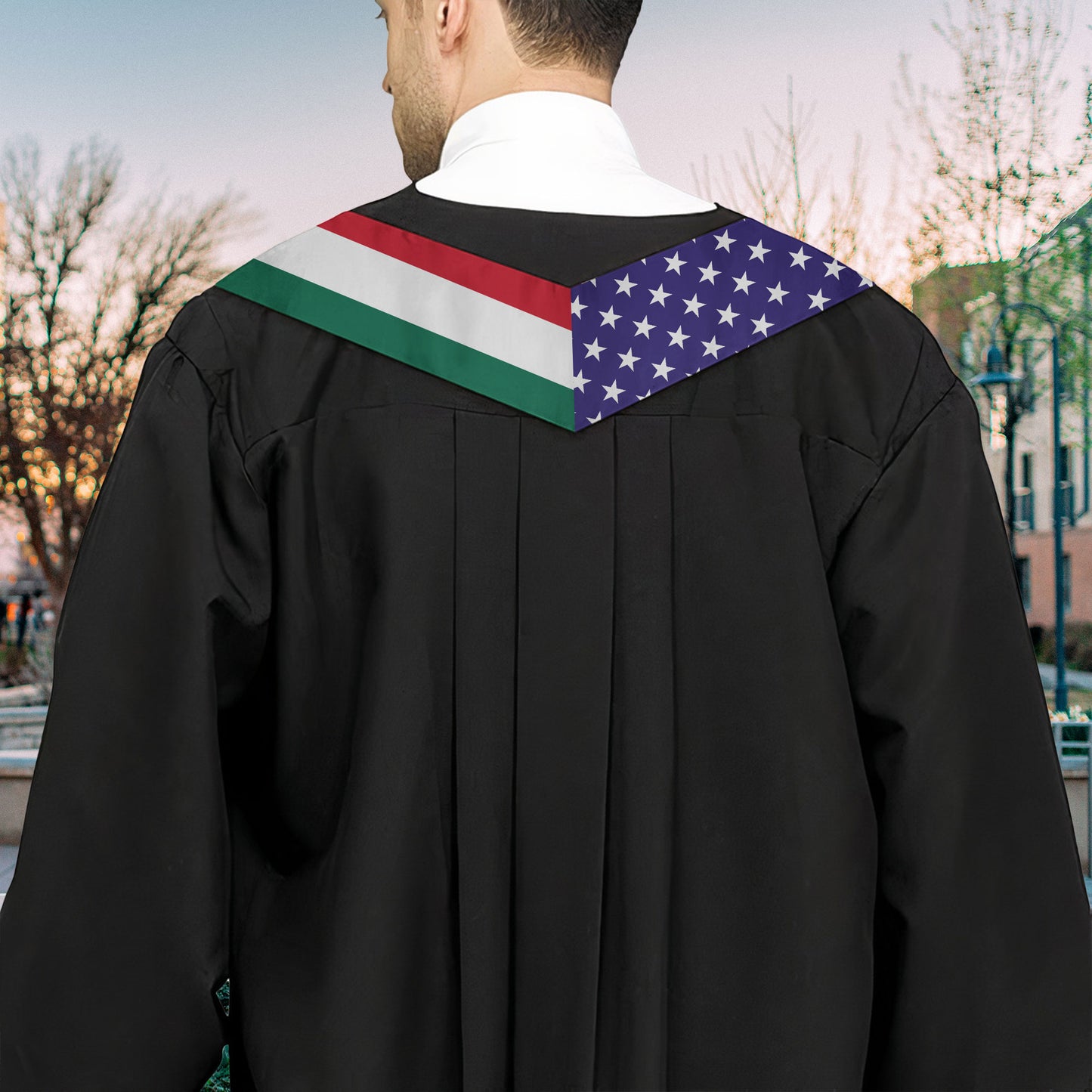 Graduation Flags - Personalized Photo Graduation Stole