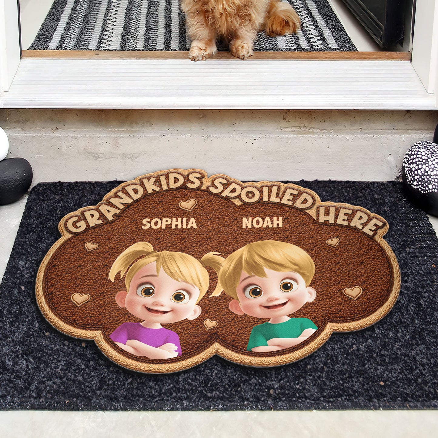 Grandkids-Spoiled-Here-For-Grandma,-Grandpa,-Papa,-Nana,-Grandparents-Personalized-Doormat-4