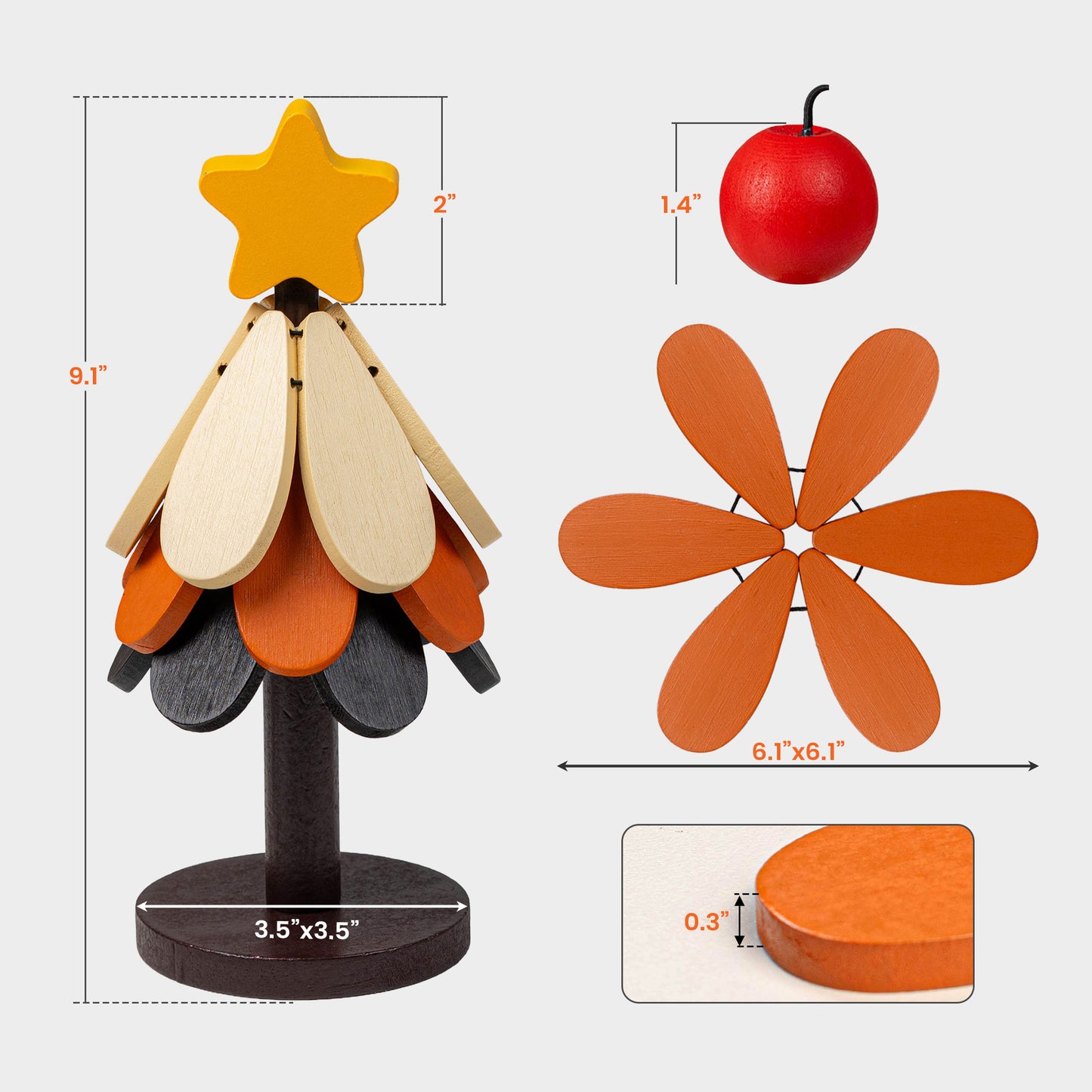 Grandma's Garden Engraved Birth Flower - Personalized Trivet Tree