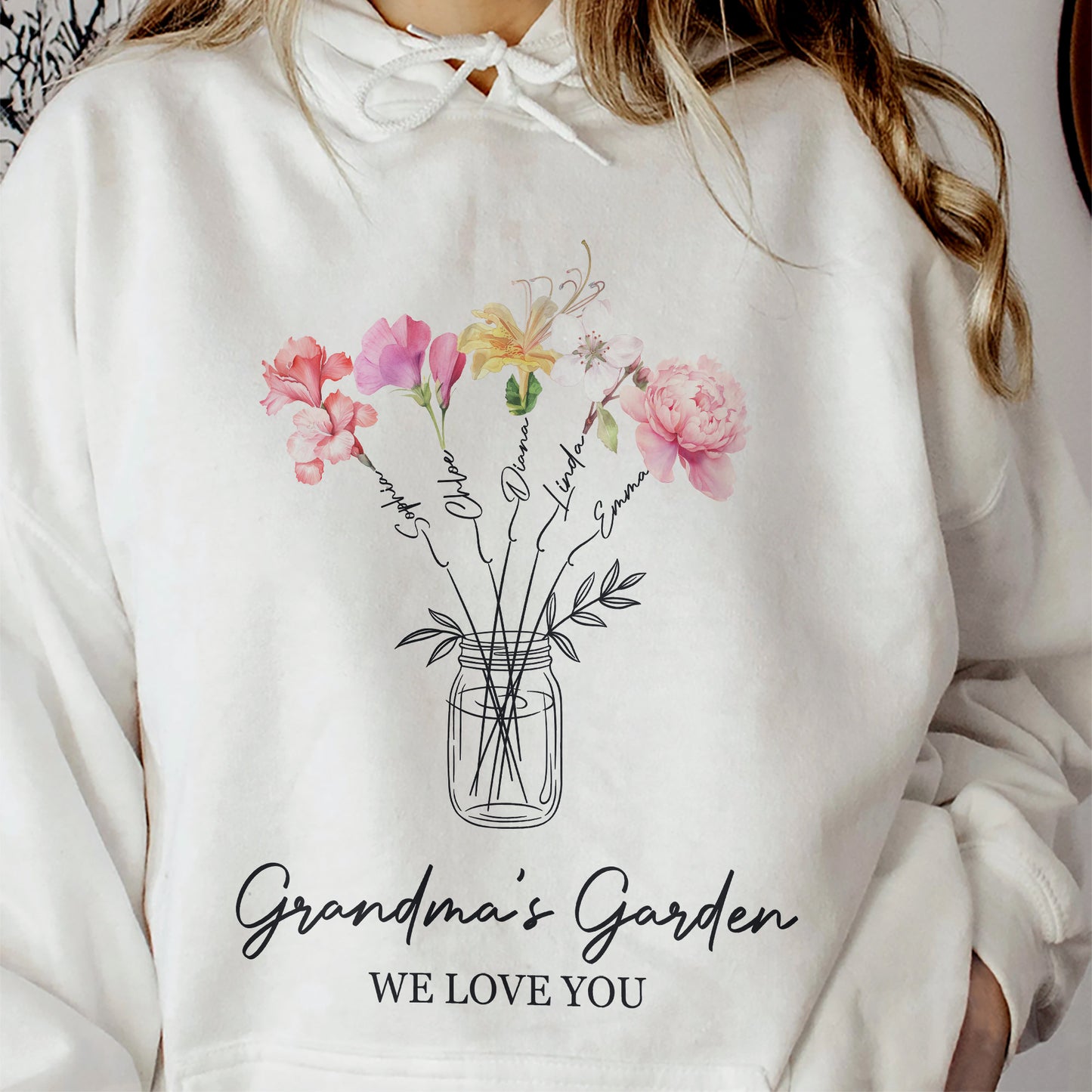 Grandma's-Garden,-Mimi's-Garden,-Gigi's-Garden-Custom-With-Grandkids'-Birth-Flowers-6