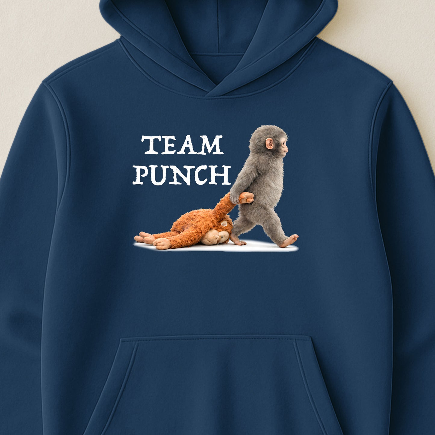 Team Punch Baby Monkey Punch - Support Animal, Peace Lovers - Shirt