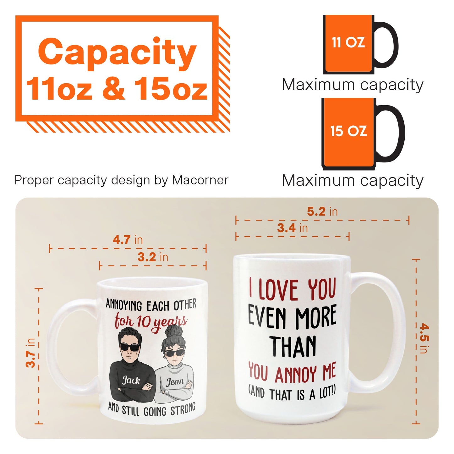 I Love You Even More Than You Annoy Me - Personalized Mug - Valentine's Day, Christmas Gift For Wife, Husband, Lovers