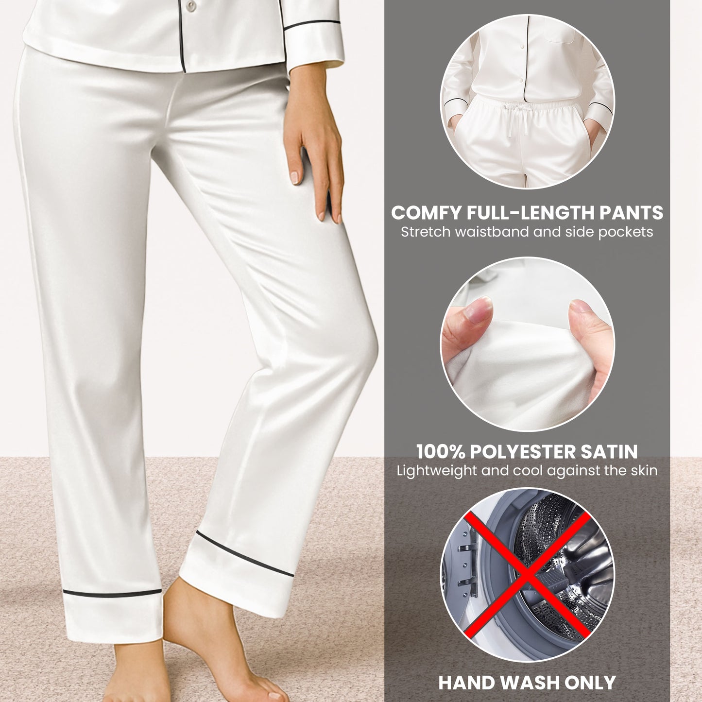 I'm Booked Tonight - Personalized Satin Pajama Pants