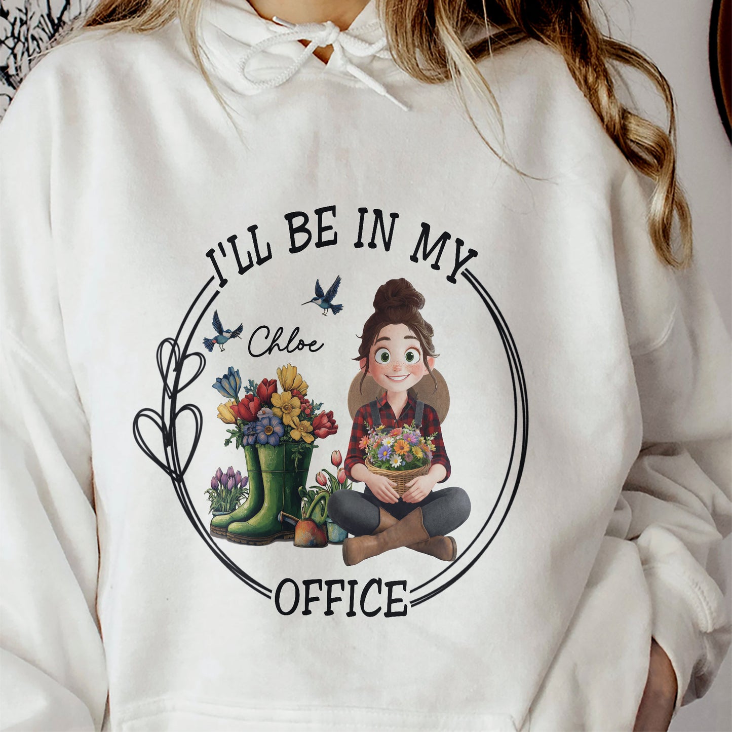 I'll Be In My Office Gardener Shirt - Personalized Shirt