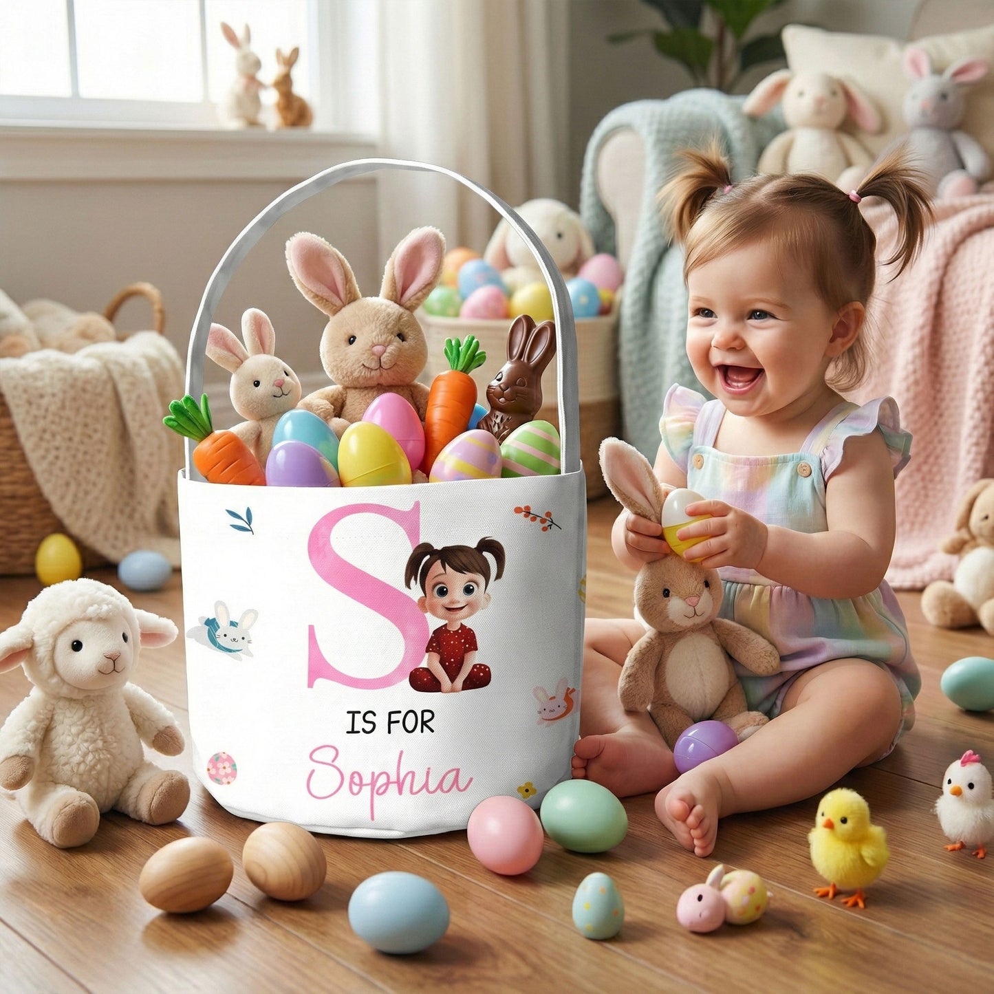 Initial-Name-Cute-Cartoon-Personalized-Easter-Basket-5