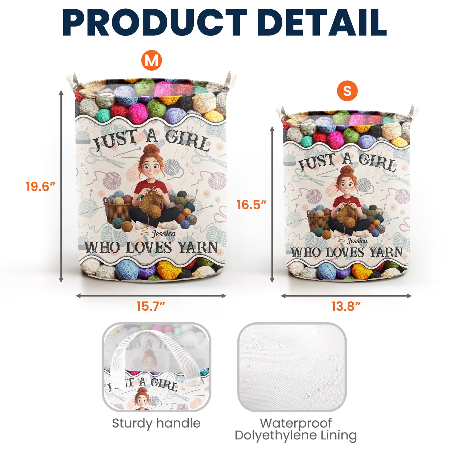 It'S-Not-Hoarding-If-It'S-Yarn,-Yarn-Basket-Personalized-Basket-5
