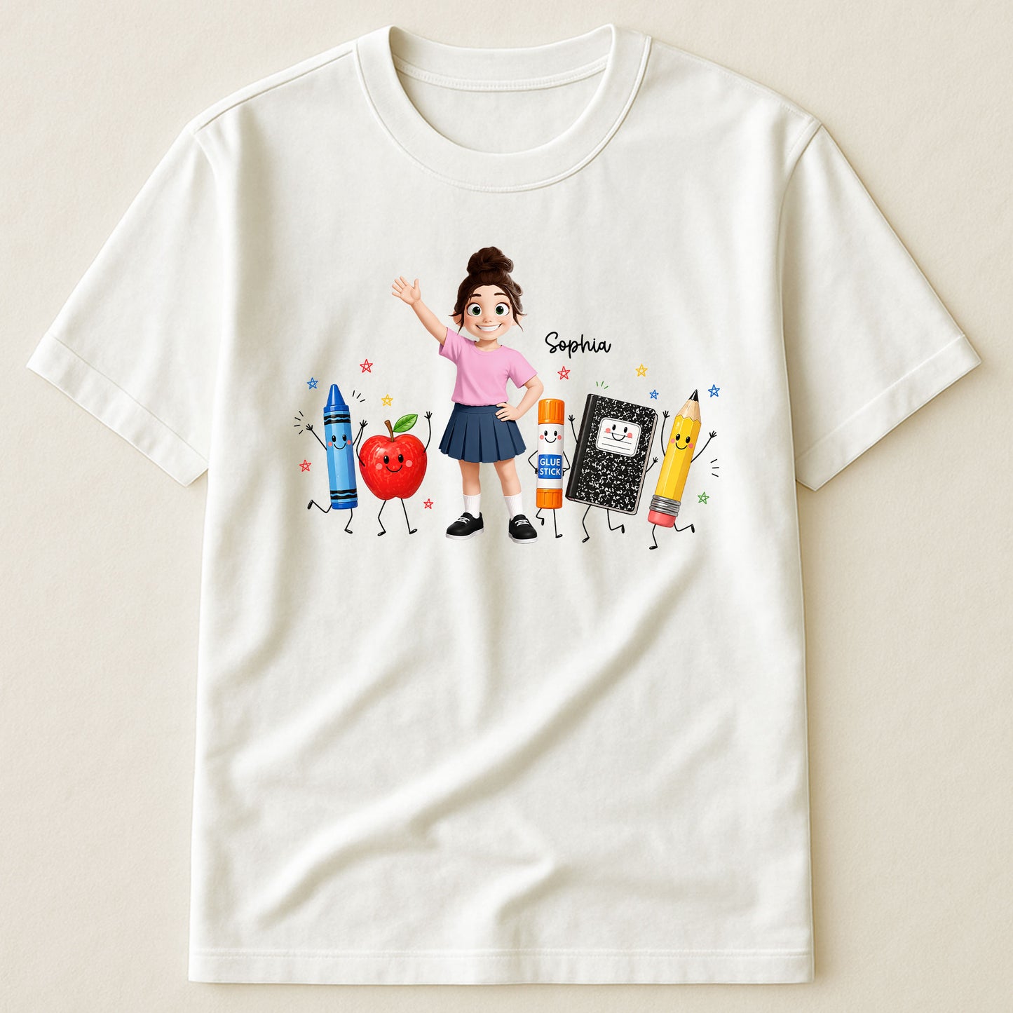 Kid-Back-To-School-Happy-School-Supplies--Personalized-Shirt-4
