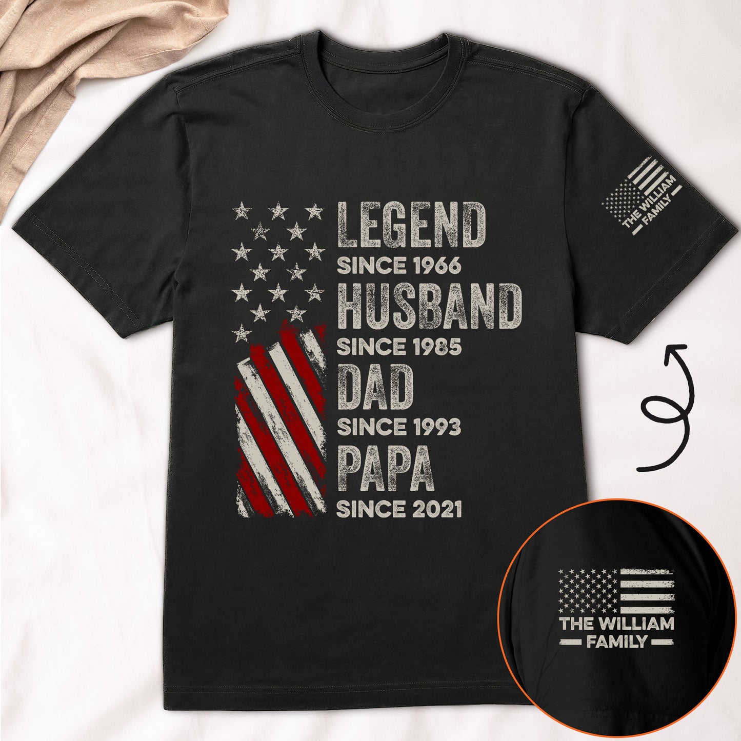 Legend, Husband, Dad And Grandpa - Custom Father's Day Gift Set