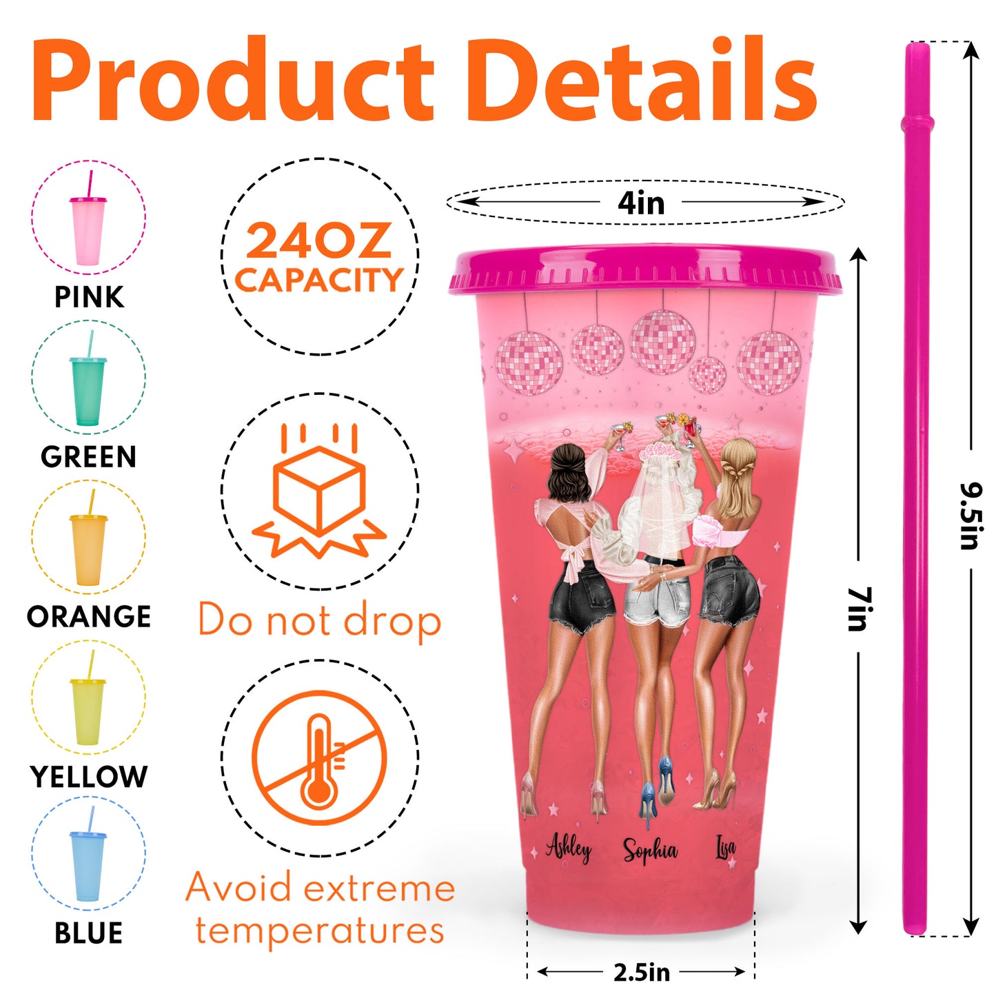 Let's Bach Party! - Personalized Color Changing Cup