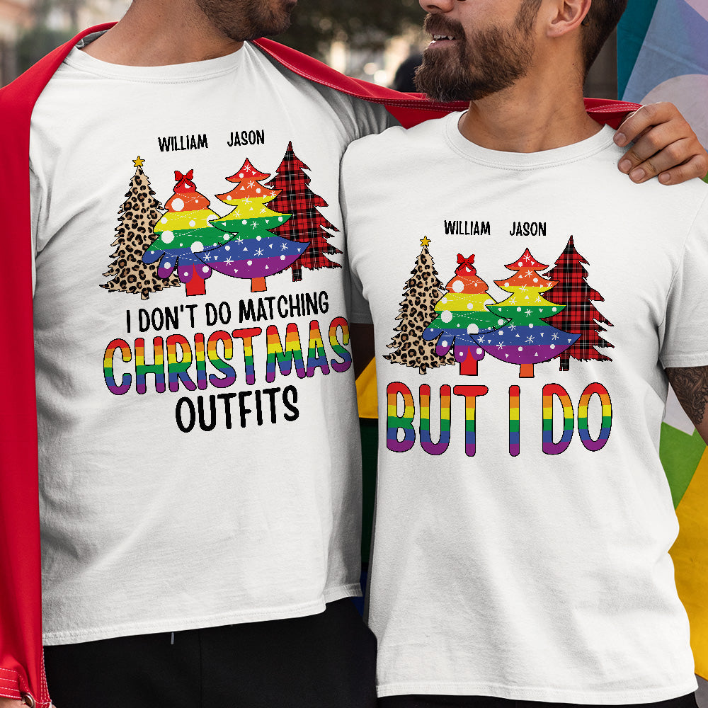 Matching Christmas Shirts Couples