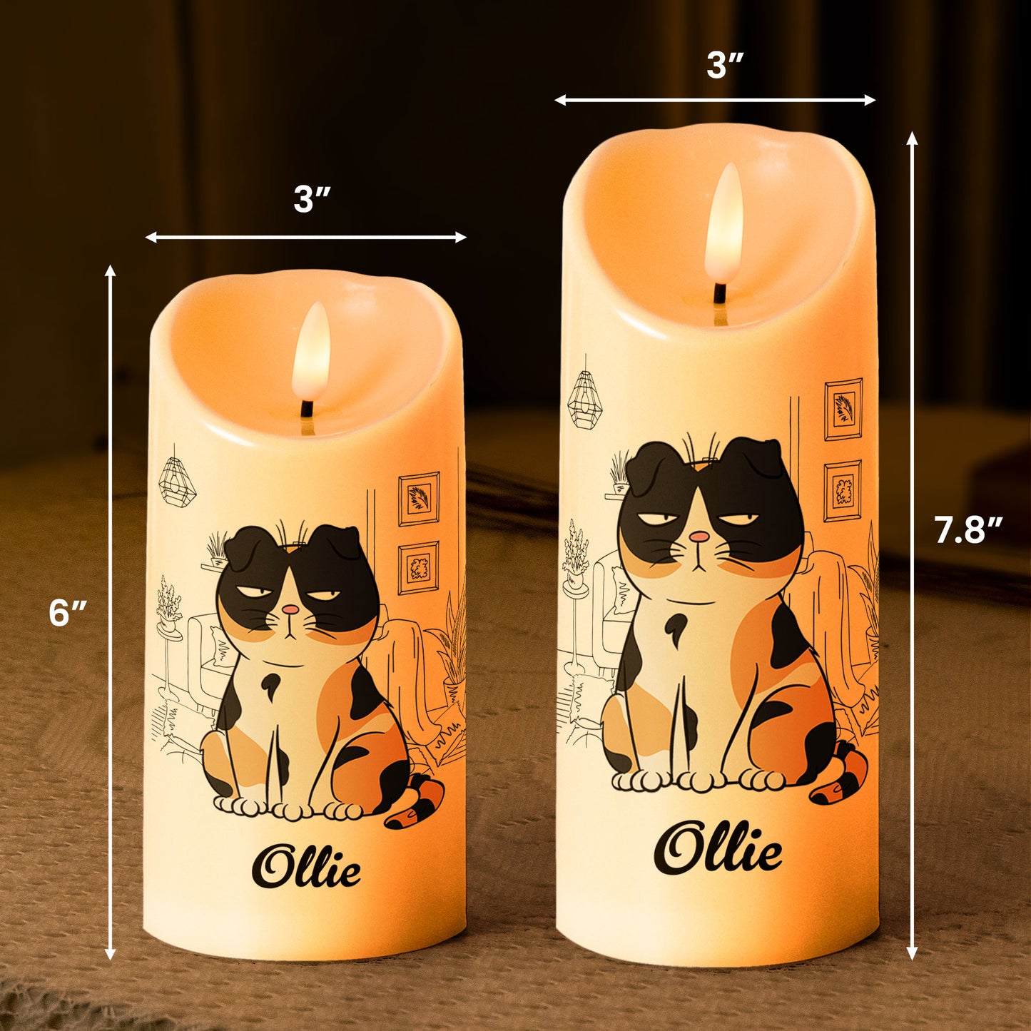 Light Me When - Personalized LED Candle